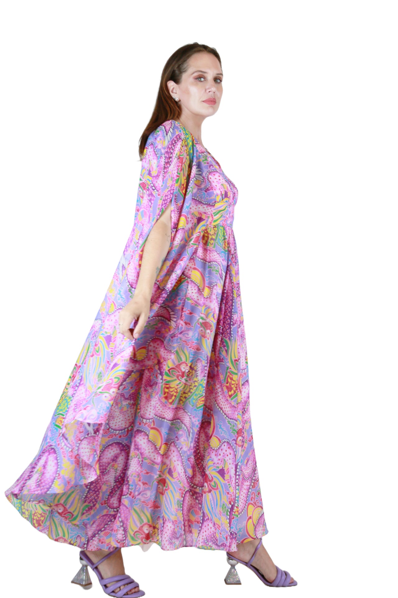 Dragon Print Caftan