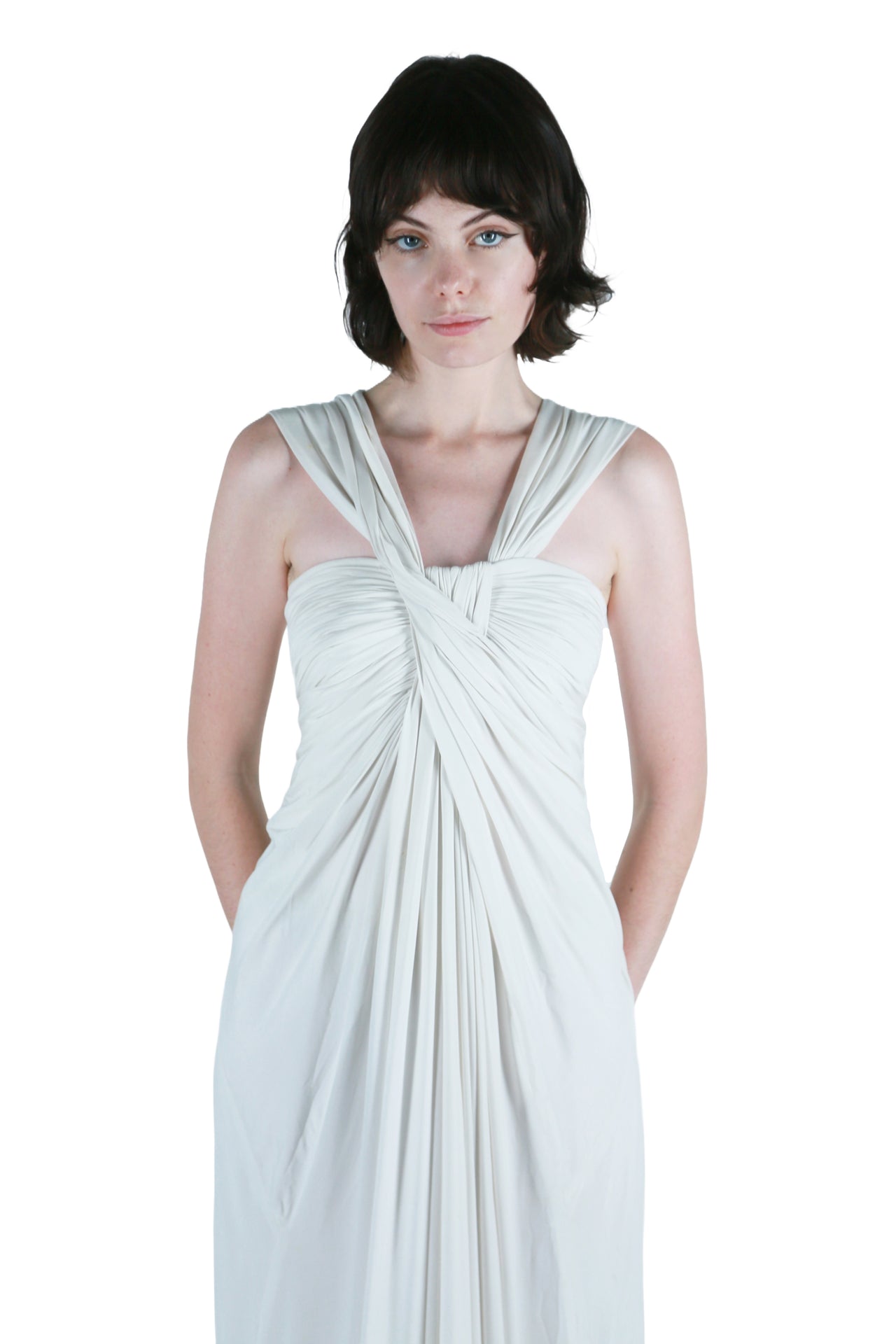 Donna Karan Ivory Gown