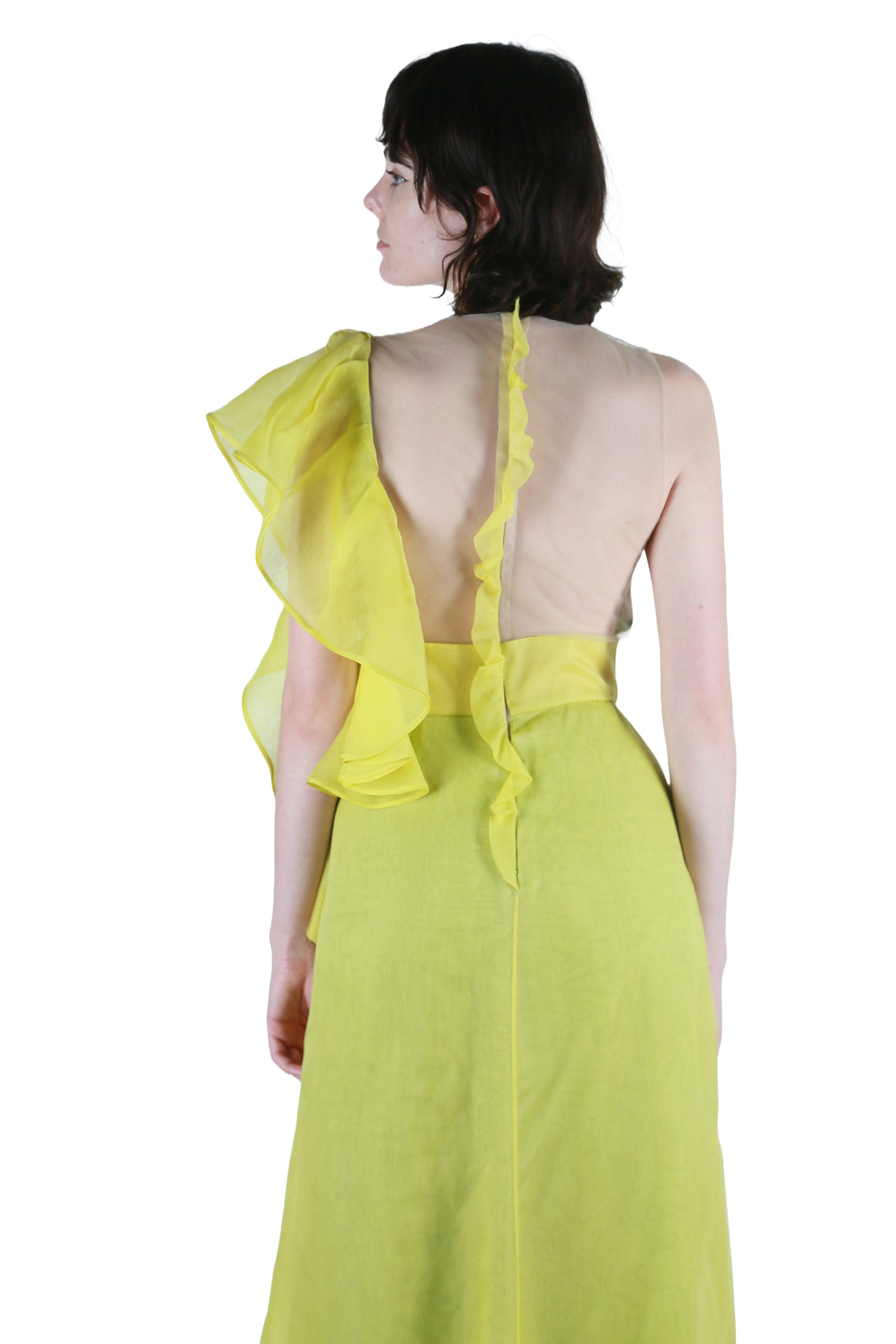 Valentino Chartreuse Gown