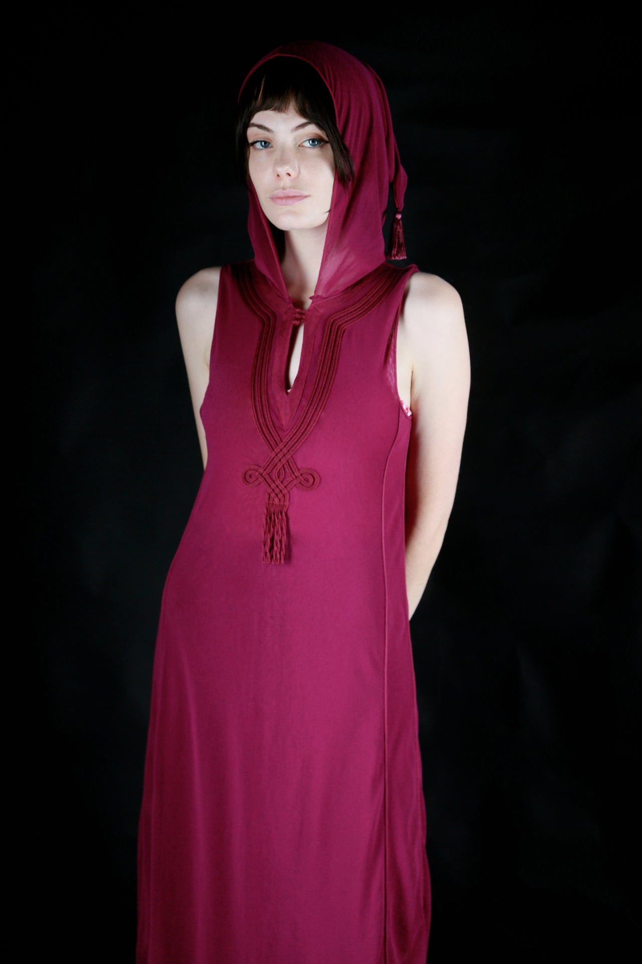 Jean Paul Gaultier Hooded Mesh Dress