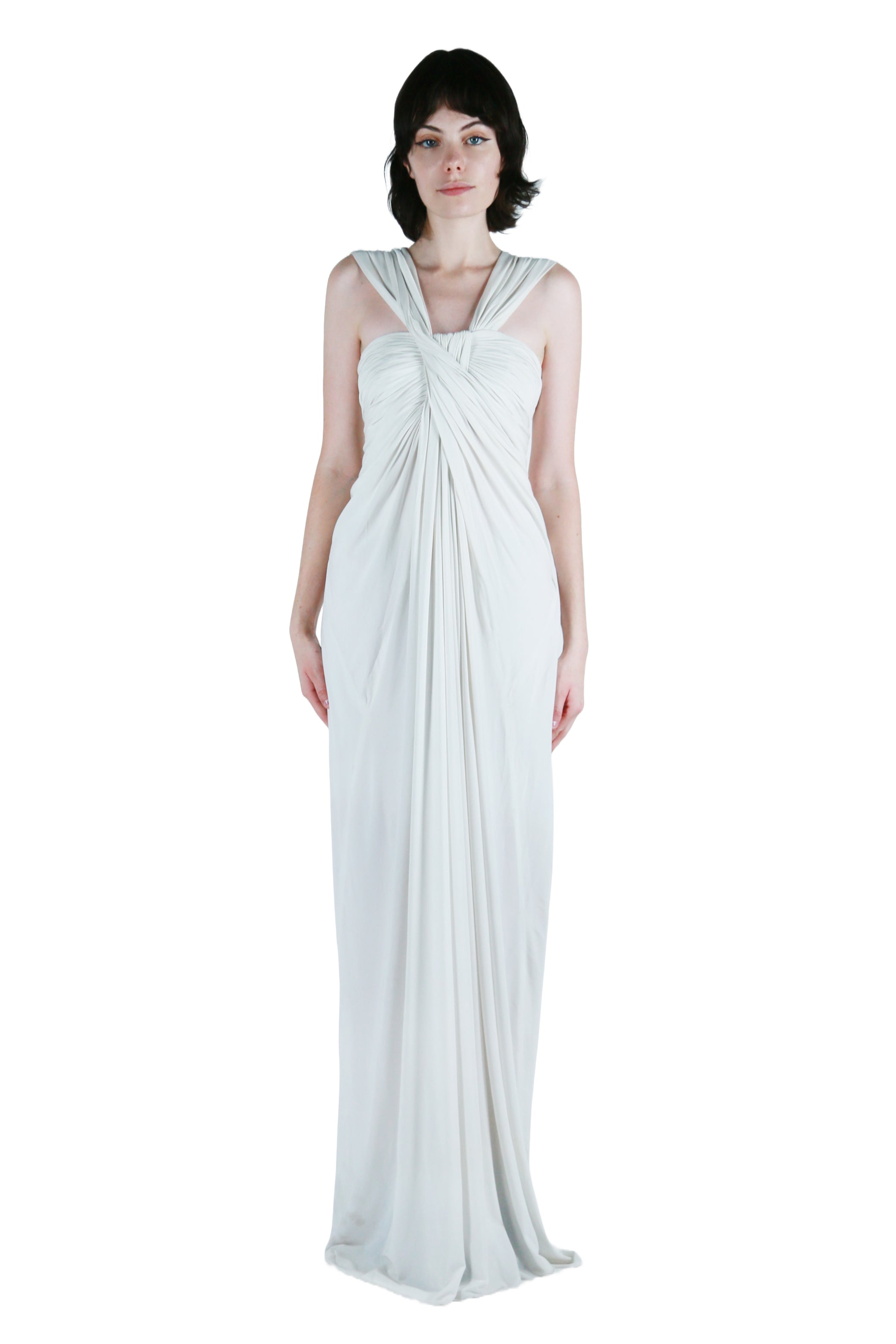 Donna Karan Ivory Gown – Anda Archive Donna Karan Ivory Gown – Anda Archive