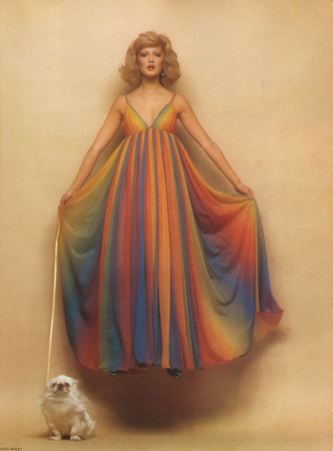 Jean Varon Rainbow Gown
